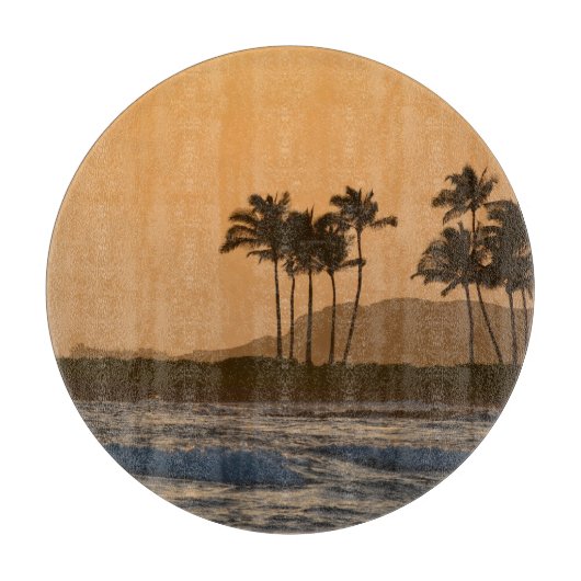 サンセットオンカウアイ カッティングボード (正面)