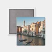 サンセットオングランドカナルヴェネツィアイタリア写真 マグネット (正面/裏面)