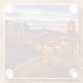 サンセットオンザカンザスシティプラザライツコースター ガラスコースター (裏面)