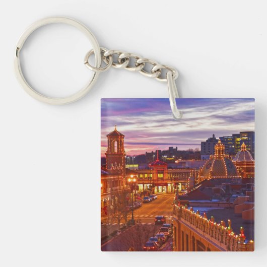 サンセットオンザカンザスシティプラザライツコースター キーホルダー (正面)