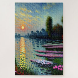 サンセットオンザセーヌアート ジグソーパズル