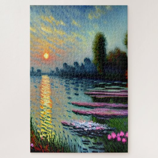 サンセットオンザセーヌアート ジグソーパズル (縦)