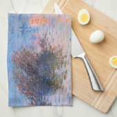 サンセットオンザセーヌクロードモネ キッチンタオル (四つ折り)