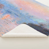 サンセットオンザセーヌクロードモネ シェルパブランケット (3/4)