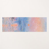 サンセットオンザセーヌクロードモネ ヨガマット (正面(横))