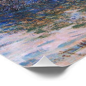 サンセットオンザセーヌクロードモネP ポスター (コーナー)