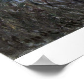 サンセットオンザセーヌバイクロードモネ ポスター (角)