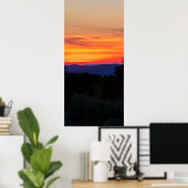 サンセットオンザブルーリッジパークウェイ ポスター (ホームオフィス)