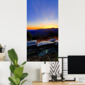 サンセットオンザブルーリッジパークウェイ ポスター (ホームオフィス)