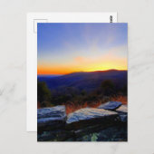 サンセットオンザブルーリッジパークウェイ ポストカード (正面/裏面)