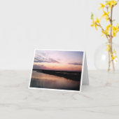 サンセットオンシェルターコーブ カード (黄色い花)