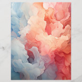 サンセットオンシーアルコールインクスクラップブック紙 (裏面)