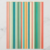 サンセットオンシーパターン(の模様が)あるスクラップブック紙 (裏面)