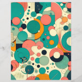 サンセットオンシーパターン(の模様が)あるスクラップブック紙 (正面)