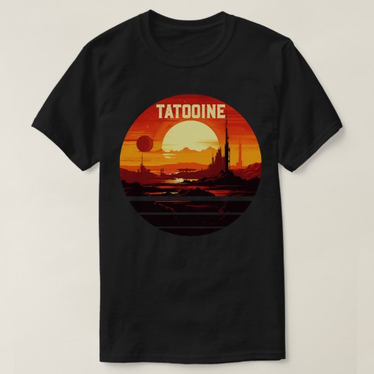 サンセットオンタトオイン Tシャツ (デザイン正面)