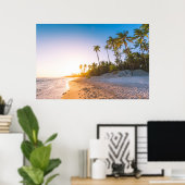 サンセットオントロピカルビーチ |ドミニカ共和国 ポスター (ホームオフィス)