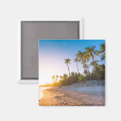 サンセットオントロピカルビーチ |ドミニカ共和国 マグネット (正面/裏面)