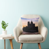 サンセットオンノートルダムドパリ – パリ,フランス クッション (椅子)