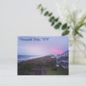 サンセットオンビーチはがき ポストカード (スタンド正面)