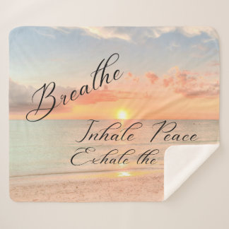 サンセットオンビーチシェルパブランケット シェルパブランケット