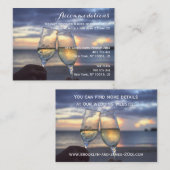 サンセットオンビーチ結婚式宿泊カード エンクロージャーカード (正面/裏面)