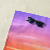 サンセットオンビーチ パーソナライズされた ビーチタオル (インサイチュ)