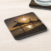 サンセットオンビーチ，マヨルカ，スペイン コースター (左側)