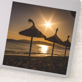 サンセットオンビーチ，マヨルカ，スペイン シール