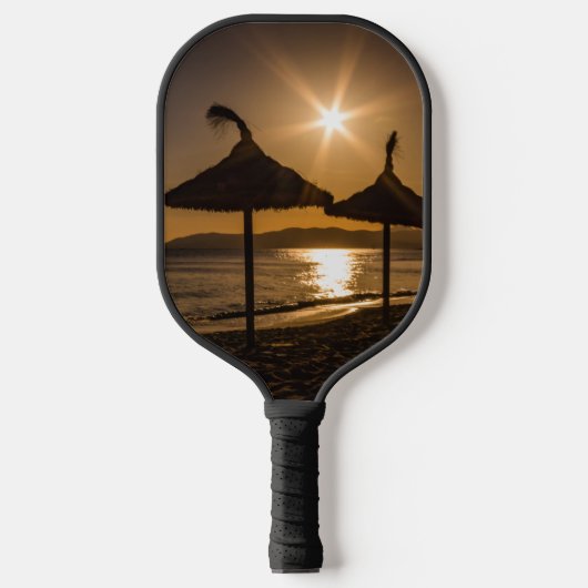 サンセットオンビーチ，マヨルカ，スペイン ピックルボールラケット (正面)