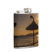 サンセットオンビーチ，マヨルカ，スペイン フラスク (右)