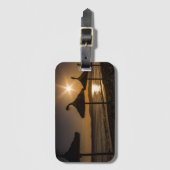 サンセットオンビーチ,マヨルカ,スペイン ラゲッジタグ (正面縦)