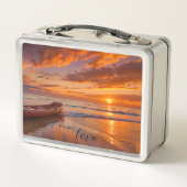 サンセットオンビーチ メタルランチボックス (裏面)