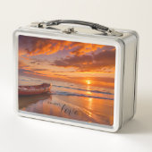 サンセットオンビーチ メタルランチボックス (正面)
