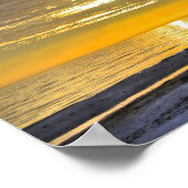 サンセットオンフォートマイヤーズビーチ,フロリダ ポスター (角)