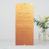 サンセットオンブルドットマンダラウェディング 招待状 (スタンド正面)