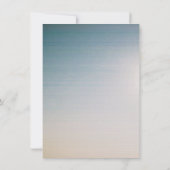 サンセットオンブレパームツリーズビーチ結婚式 招待状 (裏面)