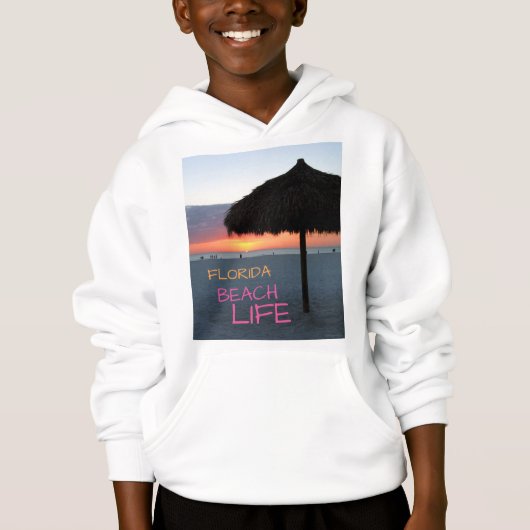 サンセットオンホワイトサンドフロリダビーチ (正面)