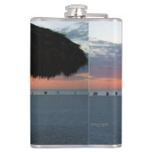 サンセットオンホワイトサンドフロリダビーチ フラスク (裏面)