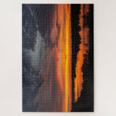 サンセットオンマニスティー湖 ジグソーパズル (縦)