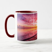 サンセットオンモルディブ島 |ウォーターヴィラズリゾート マグカップ (左)