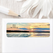 サンセットオンレイクオコニー差出人住所ラベル ラベル (インサイチュ)