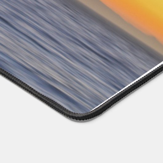 サンセットオン海ビーチスタイルデスクマット デスクマット (コーナー)