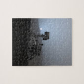 サンセットオン火星ズキュリオティローバー ジグソーパズル (横)