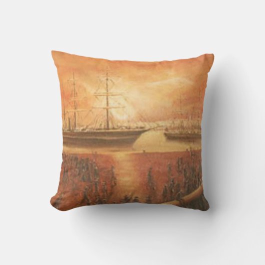 サンセットオン過去 クッション (正面)