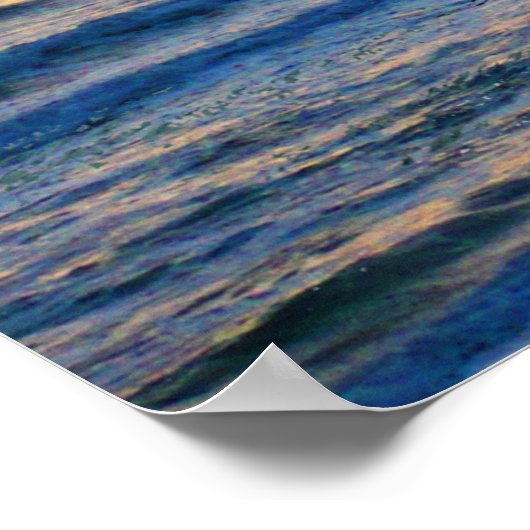 サンセットオーシャンサイドピア,カリフォルニア ポスター (角)