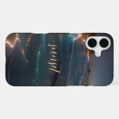 サンセットオーシャンモノグラムiPhoneケース Case-Mate iPhoneケース (裏面横)