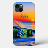 サンセットオーシャン シグネチャー Case-Mate iPhoneケース (裏面)