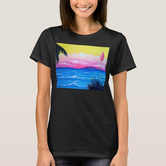 サンセットオーシャン Tシャツ (正面)