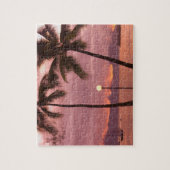 サンセットオーバムーアソフィテルマエバビーチ ジグソーパズル (縦)