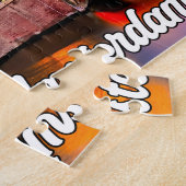 サンセットオーバーアムステルダム、オランダ ジグソーパズル (側面)